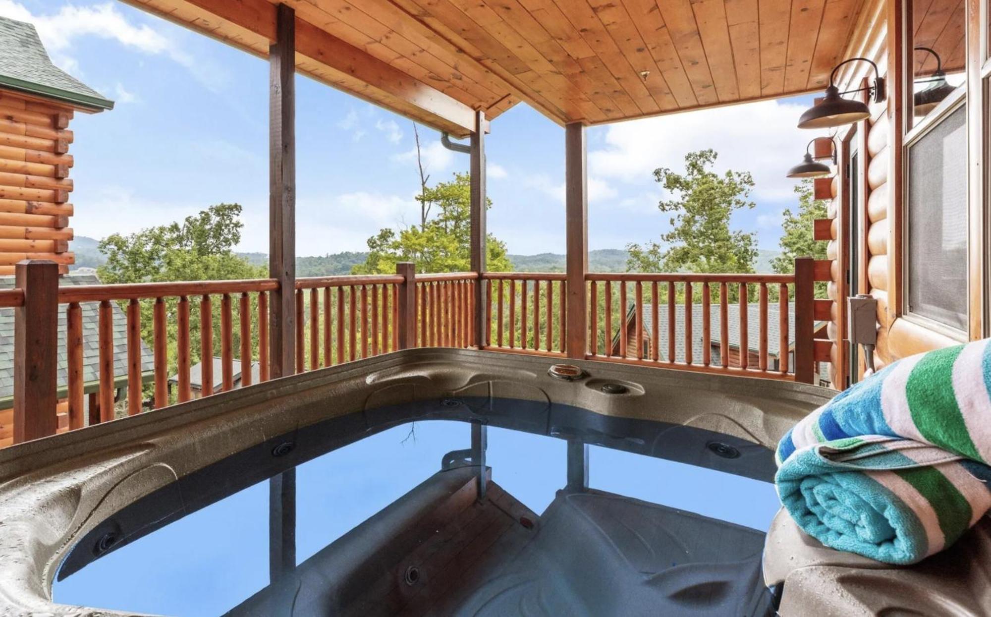 New Luxury Cabin With Indoor Pool, Hot Tub, & Theater Villa Pigeon Forge Bagian luar foto